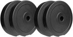 SIMRAN SPORTS 8KG Vinyl-Coated PVC Weight Plate Set – Includes 2KG x 4 Dumbbell Plates (Black) for Strength Training, Home Gym & Fitness Workouts - Image 2