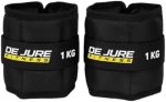 De Jure Fitness Adjustable Ankle & Wrist Weights Pair (1KG x 2) for Men & Women | Strength Training, Walking, Running, Workout, Yoga | Comfortable, Durable | Z Black – 2KG - Image 2