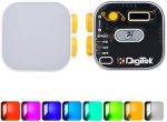 DIGITEK® (LED-D10W RGB) 10W Portable Multi Color Mini LED Video Light with 3 Color Modes, 360° Rotation, Magnetic Absorption, 2500-9000K Color Temperature, 2Hrs Battery Life, Camera & Tripod Mountable - Image 2