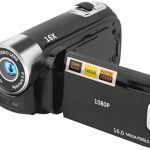 Digital Camcorder, DH-90 16X Digital Zoom 2.7 Inch Colourful Display Screen, High Definition Camera Image Video Shooting Camcorder US Plug 110-240V