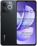 realme C71 4G Smartphone 6GB+128GB,6.745 inch Screen, 90Hz Eye Comfort Display, 6300mAh Battery, 37MP Cameras, Unisoc T7250 Chip, IP54, Obsidian Black - Image 2