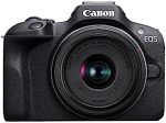 Canon EOS R100 24.1 MP Mirrorless Camera (Black) with RF-S18-45mm f/4.5-6.3 is STM Optical Zoom Lens | 4k Video - Image 2