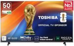 Toshiba 126 cm (50 Inches) 4K Ultra HD Smart QLED TV | Dolby Atmos, HDR10+ | 24W Powerful Speakers | AI Sports Mode | REGZA Engine ZR | Voice Control | AI 4K Upscaling | VIDAA OS | 50M450RP - Image 2