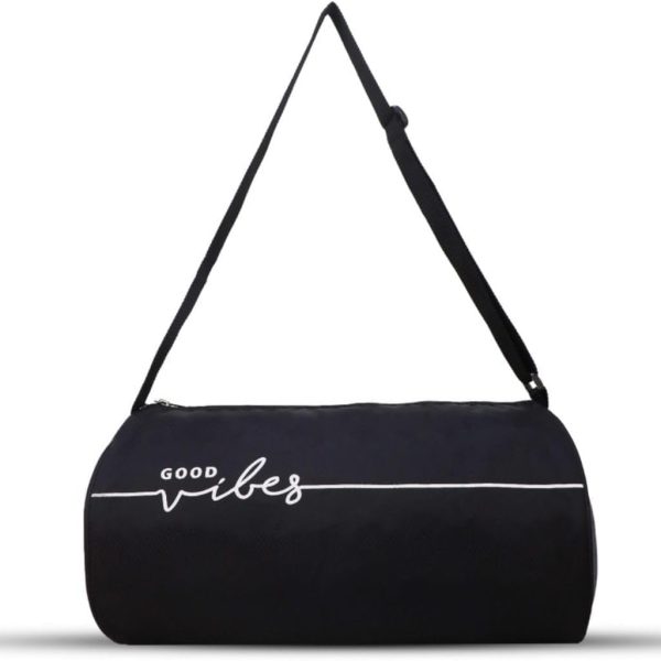 Sports & Gym Kit Duffle Gym Bag – Best in Class, Waterproof Durable, Stylish, Ideal for All Your Fitness Needs 20L Small Gym Backpack for Men and Women (Black)