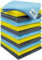SOFTSPUN Microfiber Cleaning Cloths, 12pcs 30x30cms 220 GSM Multi-Colour! Highly Absorbent Lint and Streak Free Multi -Purpose Wash Cloth for Kitchen Window Stainless Steel Silverware. - Image 2