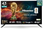 Hisense 108 cm (43 inches) E6S Series 4K Ultra HD Smart LED Google TV 43E6S - Image 2
