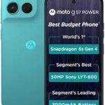 Motorola G57 Power 5G (Fluidity, 8GB RAM, 128GB Storage)| Snapdragon 6s Gen 4 Processor | 6.72" FHD+ Display | 50MP LYT-600 + 8MP Ultrawide | 8MP Selfie Camera | 7000mAh Battery, 33W TurboPower | IP64