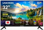 UNICRON TE 32 Inch Smart LED Android Smart TV, HD Ready WiFi, HDMI USB, Built-in Entertainment Apps, Clear Sound, Smart Television for Bedroom & Living Room - Image 2