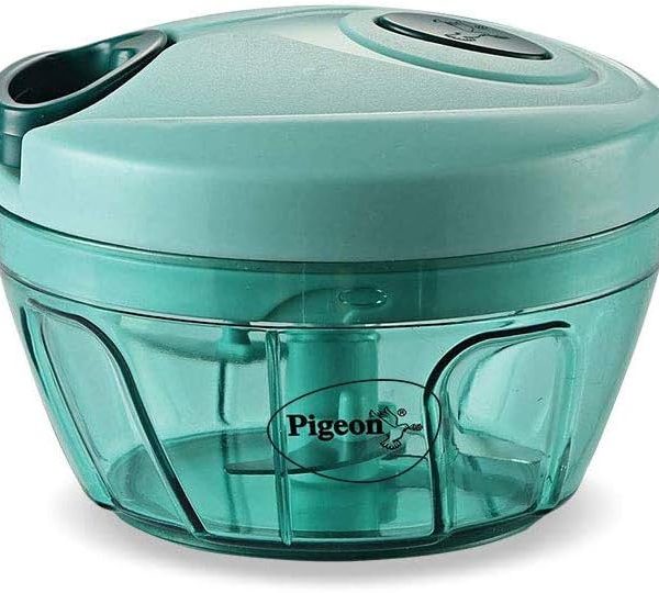 Pigeon Polypropylene Mini Handy and Compact Chopper with 3 Blades for Effortlessly Chopping Vegetables and Fruits for Your Kitchen