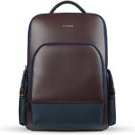 AETHON Krossover 15.6-Inch Laptop Backpack | Water-Resistant with Multiple Pockets for Office, Travel | Shoulder Bag Made with Vegan Microfiber Leather
