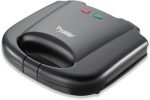 Prestige PGMFB 800 Watt Grill Sandwich Toaster with Fixed Grill Plates, Black