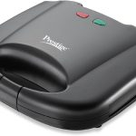 Prestige PGMFB 800 Watt Grill Sandwich Toaster with Fixed Grill Plates, Black