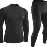 JUST RIDER Polyester Spandex Men's Sports Running Set Compression Shirt + Pants Skin-Tight Long Sleeves Quick Dry Fitness Tracksuit Gym Yoga Suits