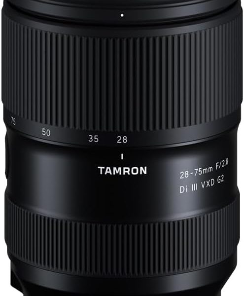 Tamron 28-75mm F2.8 DI III VXD G2 for Sony Full-Frame mirrorless Camera Lenses (Black)