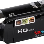 smars 1080P HD Digital Handy Camera Recorder with 2.7 Inch Color Display, Video Camcorder, Fill Light, 16x Digital Zoom Camera Recorder for Vlogging