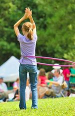 Fitfix® Jumbo Size Hulla Hoop Fun & Fitness with Ring for Kids and Adults Exercise - Stay Active with This Premium Toy Hoop Set! Non-Collapsible (Multi Color) 42” (105 cm) ‎Pack of 1 Pcs - Image 2