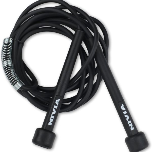 Nivia Trainer Skipping Rope With Spring For Men, Women & Children, Jump Rope for Exercise, For Workout & Weight Loss, Exercise Rope, Skipping Rope for Training, Sports Fitness/Gym