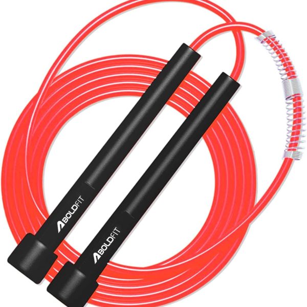 Boldfit Skipping Rope for Men and Women Jumping Rope With Adjustable Height Speed Skipping Rope for Exercise, Gym, Sports Fitness Adjustable Jump Rope