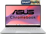 ASUS Chromebook CX1405 (2026), Smartchoice,Intel N50 Processor, Intel UHD iGPU, 8GB RAM, 128GB SSD, FHD, 14" (35.5 cm), Chrome OS, Pure Grey, 1.39 Kg, CX1405CTA-S60622, 42WHrs, Thin & Light Laptop