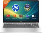 HP 15 Laptop | AMD Ryzen 7 5825U |16GB DDR4 RAM | 512GB SSD |15.6" (39.6 cm) FHD Display |AMD Radeon Graphics| Backlit KB | FHD Camera| Win 11| MS Office 2024 + M365*(1-Yr) | Silver |1.59kg |fc0533AU