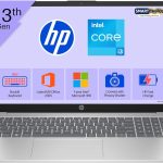 HP 15 Smartchoice, 13th Gen Intel Core i3-1315U(8GB DDR4,512GB SSD) FHD, Anti-Glare, Micro-Edge, 15.6''/39.6cm, Win11, M365(1yr)*Office24, Silver,1.59kg, fd0572TU, FHD Camera w/Shutter, Backlit Laptop