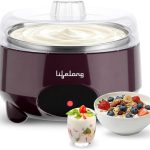 Lifelong Automatic Yogurt & Curd Maker Machine for Home | Auto Temperature Regulation | Electric Probiotic Yogurt Maker for Kitchen (1 L) | Thick Creamy Probiotic Curd |304 Stainless Steel Container