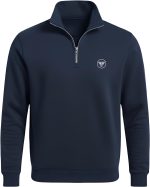 Men’s Half-Zip Pullover 100% Fleece Sweatshirt Stylish, Breathable Full Sleeve Winter Wear Warm, Lightweight & Comfortable for Office, Casual, Travel & Sports