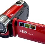 1080P HD Camcorder LCD Video Camera Recorder 16X Zoom Night Vision -EU Red