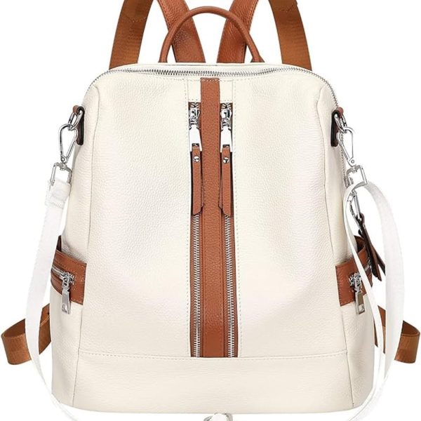 Comfabie Backpack for Women | Office,Travels & Daily Use | Trendy & Casule Backpack | Stylish Vegan Leather Backpack Bags for College Girl | Shoulder Bag for office | Best Gift for Wife Sister Friend