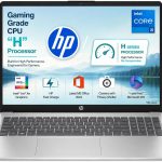 HP 15 Laptop | Intel Core i5-13420H,13th Gen |16GB RAM | 512GB SSD | Win 11 |M365 Basic(1yr)* Office24|Anti-Glare, Micro-Edge, 15.6''/39.6cm|Backlit KB|FHD Camera w/Shutter|1.65kg, Silver -FR0045TU
