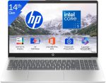 HP 15 (i5 14th Gen), Intel Core 5, 16GB RAM (Upgradeable), 512GB SSD, FHD, Anti-Glare, 15.6''/39.6cm, Win11, M365 Basic(1yr), Office24, Silver,1.59kg, fd0682tu, FHD Camera w/Shutter, Backlit Laptop