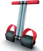 Boldfit Double Spring Tummy Trimmer Men and Women for Abs Workout Stomach Exercise Machine for Women and Men Exercise in Gym, Home for Abdominal, Belly Exercise Waist Trimmer, Tummy Twister Red