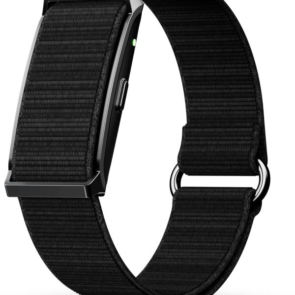 Pebble Newly Launched Qore Fitness Band with 45 Days Battery Life | 100+ Sports Modes | Advanced Health Tracking | HR & SpO2| Stress| Sleep | OneKey Measurement | Smart Notifications - Black