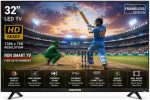 UNICRON 32 Inch LED TV Frameless | Non SMART TV | HD Ready Display | HDMI, USB Connectivity | Non-Smart Television for Home | Premium Black