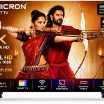 UNICRON 24”INCH Frameless HD Ready Android Smart LED TV | WiFi Enabled | Built-in Apps Compatible (YouTube, Netflix, Prime Video) | Screencast | HDMI, USB Connectivity | Black Premium