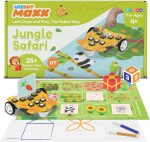 Maxx Jungle Safari Screen-Free Robot Toy Kit for Kids 4-5 Years with 25+ Activities | Play Games and Draw with Robot | STEM Learning | Birthday Gift for Boys & Girls