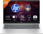 HP 14, AMD Ryzen 7 7730U (16GB DDR4, 512GB SSD) FHD, Anti-Glare, Micro-Edge, 14''/35.6cm, Win11, M365 Basic(1yr), Office Home24, Silver,1.4kg, EM0104AU, FHD Camera w/Privacy Shutter, Backlit Laptop
