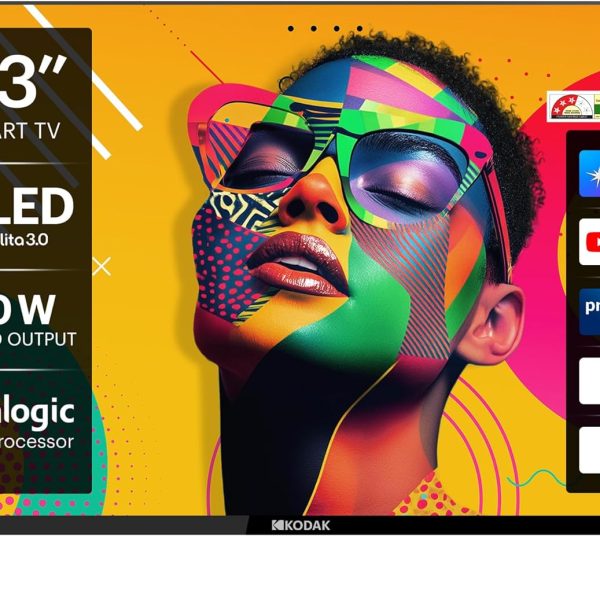 Kodak QLED SE 108 cm (43 inch) QLED Full HD Smart Linux TV 2025 Edition (43QSE5073)