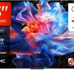 TCL 108 cm (43 inches) Metallic Bezel Less Series 4K Ultra HD Smart LED Google TV 43V6C