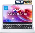 Acer Smartchoice Aspire One, Intel Core Celeron N4500, Office 2024 + M365 Basic, 12GB LPDDR4X / 256GB SSD, 14.0"/35.56cm TN HD Display, Win 11 Home, Pure Silver, 1.3KG, A114-45, Thin and Light Laptop