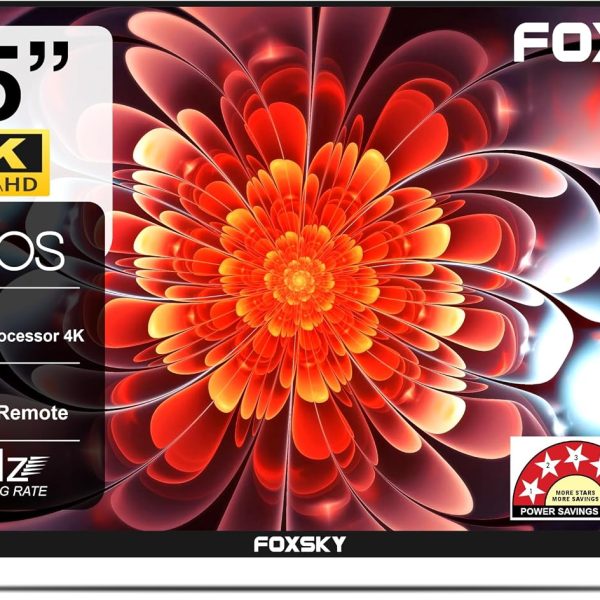 Foxsky 139.7 cm (55 inches) 4K Ultra HD Smart LED TV 55FS-VS