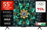 TCL 139 cm (55 inches) 4K UHD Smart QD-Mini LED Google TV 55Q6C