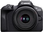 Canon EOS R100 24.1 MP Mirrorless Camera (Black) with RF-S18-45mm f/4.5-6.3 is STM Optical Zoom Lens | 4k Video