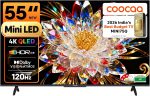 coocaa 138 cm (55 inches) 4K Ultra HD Smart Mini LED QLED Google TV 55MINI75Q