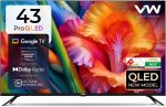 VW 109 cm (43 inches) Pro Series 4K Ultra HD Smart QLED Google TV VW43GQ1