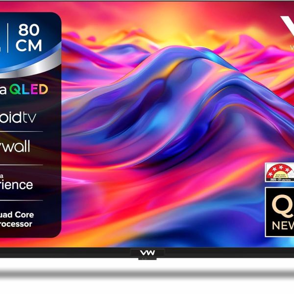 VW 80 cm (32 inches) Spectra Series HD Ready Smart QLED Android TV VW32AQ3