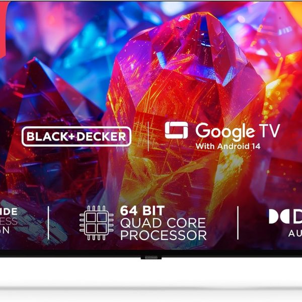 BLACK+DECKER 80 cm (32 inches) A1 Series HD Ready LED Smart Google TV BXTVGU32HD2841ATIN