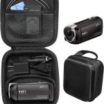 Camcorder kit Case for Sony HD Video Recording HDRCX440, HDRCX405 Handycam; Canon VIXIA HF R800, Panasonic HC-V180K, Kimire HD Recorder, Sony HDRAZ1VR/W, SiOnyx Aurora Day/Night action camera