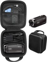 Camcorder kit Case for Sony HD Video Recording HDRCX440, HDRCX405 Handycam; Canon VIXIA HF R800, Panasonic HC-V180K, Kimire HD Recorder, Sony HDRAZ1VR/W, SiOnyx Aurora Day/Night action camera